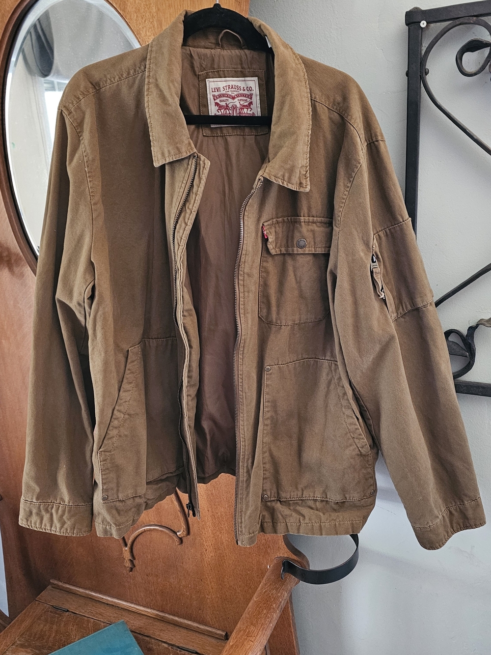 Levi's Men's Brown Cotton Work Jacket